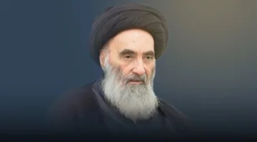 أحدث ظهور للسيد السيستاني خلال لقائه مع أعضاء المؤتمر الدولي في مؤسسة العين.