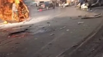 مقتل وإصابة 17 فردًا في حادث تصادم 7 سيارات على الدائري في البساتين | صور