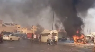 إلقاء القبض على سائق السيارة النقل المسؤول عن الحادث الخطير على دائري البساتين
