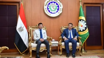 محافظ الدقهلية يرحب بوزير الشباب والرياضة
