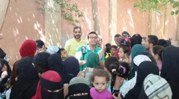 9 عيادات صحية و3 ورش توعوية ضمن قافلة جامعة المنيا في قرية الريرمون بمركز ملوي
