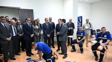 رئيس الوزراء يزور المركز الوطني للتدريب في مقر هيئة الإسعاف المصرية