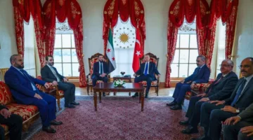 أردوغان في لقائه مع الشرع: نرفض الاحتلال الإسرائيلي لسوريا وسنتصدى له.