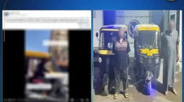 ضبط سائقين توك توك يسيرون عكس الاتجاه ويتسببون في ازدحام مروري على كوبري الزقازيق