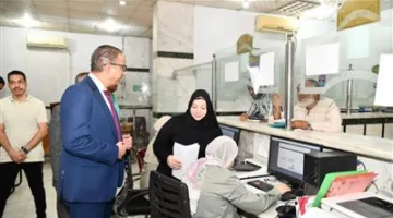 محافظ الفيوم يقوم بجولة تفقدية لمدى تقدم العمل في المركز التكنولوجي بالبلدية.