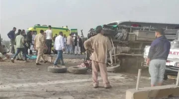 بالأسماء.. وفاة وإصابة 5 طلاب في حادث سير مروع بالمنيا