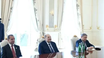 رئيس مجلس الشيوخ يجتمع مع رئيس أذربيجان في باكو