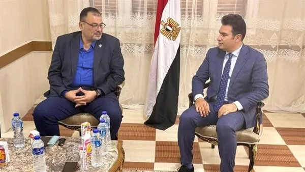 مدير الشباب والرياضة في دمياط يجتمع مع عميد كلية التربية الرياضية لهذا الغرض مدير الشباب والرياضة في دمياط يجتمع مع عميد كلية التربية الرياضية لهذا الغرض