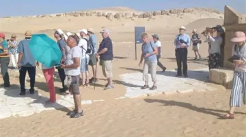 وفد سياحي من ألمانيا يتوجه لزيارة منطقتي بني حسن وتونا الجبل في المنيا
