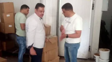 ضبط 404 كيلو من الجمبري والكاليماري منتهيين الصلاحية أثناء حملة في دمياط