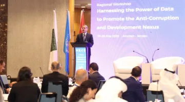 رئيس هيئة النزاهة يطالب بتعاون إقليمي لمكافحة الفساد خلال كلمته أمام دول المنطقة