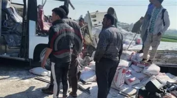 تصادم حافلة مدرسية مع عمود إنارة في هليوبوليس
