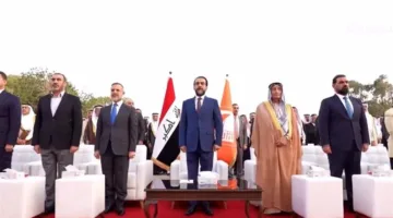الحلبوسي يشارك في مؤتمر إعلان مرشح عشيرة الجنابيين