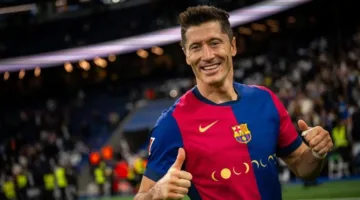 تحديد مصير ليفاندوفسكي مع برشلونة