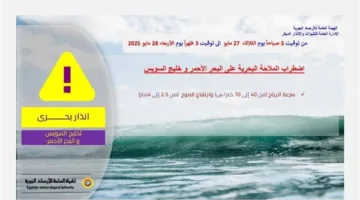 إنذار بحري عاجل نتيجة اضطراب حركة الملاحة في البحر الأحمر وخليج السويس