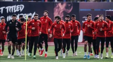 الأهلي يختتم تدريباته الجماعية اليوم تحضيراً لمباراته ضد فاركو في الدوري.
