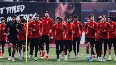 الأهلي يختتم تدريباته الجماعية اليوم تحضيراً لمباراته ضد فاركو في الدوري. الأهلي يختتم تدريباته الجماعية اليوم تحضيراً لمباراته ضد فاركو في الدوري.