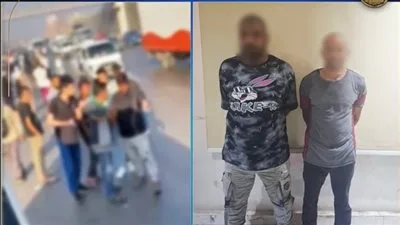 اعتقال شخصين في القليوبية بعد توقف حافلة واعتداء على راكب وإحداث أضرار. اعتقال شخصين في القليوبية بعد توقف حافلة واعتداء على راكب وإحداث أضرار.