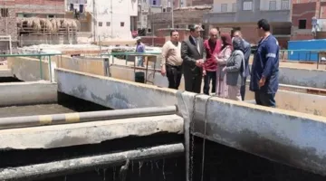 محافظ دمياط يقوم بزيارة محطة المعالجة في قرية الوسطاني ويأمر بسرعة صيانتها وتحسين كفاءتها.