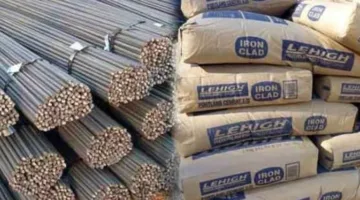 أسعار الحديد والإسمنت في سوق مواد البناء اليوم