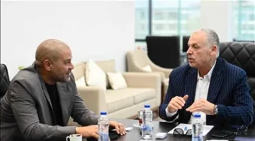 أحمد دياب وهاني أبو ريدة يناقشان تجهيزات منتخب مصر لتصفيات كأس العالم وبطولة أمم أفريقيا.