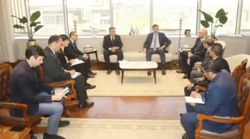 وزير الزراعة يرحب بوفد رفيع من حكومة جمهورية أوزبكستان