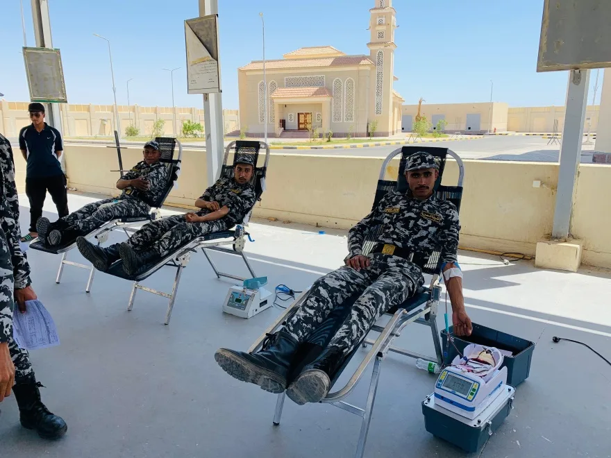 حملة تبرع بالدم في مديرية أمن البحر الأحمر حملة تبرع بالدم في مديرية أمن البحر الأحمر