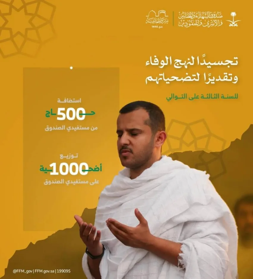 صندوق الشهداء يرحب بـ 500 حاج من المستفيدين منه صندوق الشهداء يرحب بـ 500 حاج من المستفيدين منه