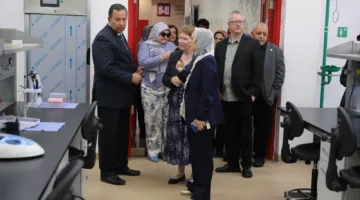وفد من جامعة نوتنغهام ترنت يقوم بزيارة لجامعة المنصورة الجديدة ويُثني على المستوى الأكاديمي والطلابي الفائق.
