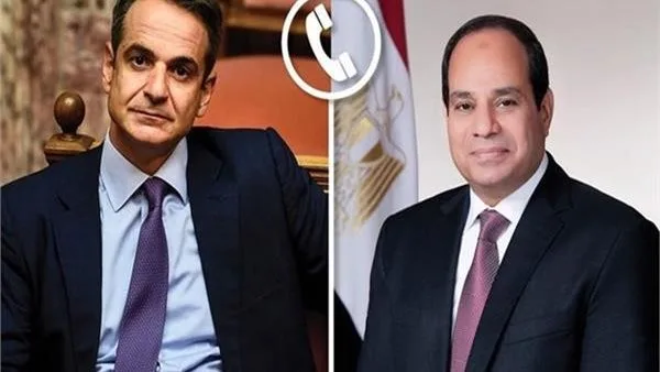 الرئيس السيسي يتلقى مكالمة هاتفية من رئيس وزراء اليونان الرئيس السيسي يتلقى مكالمة هاتفية من رئيس وزراء اليونان