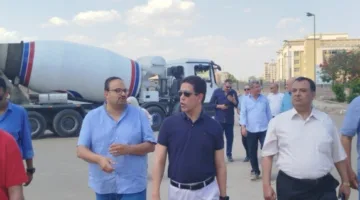خلال جولة شاملة: رئيس جامعة بنها يزور مشروع المجمع المركزي للمدرجات