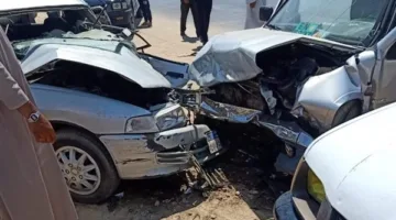 ثمانية مصابين في حادث على محور الطرق