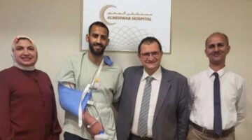 محمد حمدي، لاعب فريق زد، يجري عملية جراحية ناجحة في كوعه