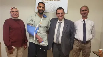 محمد حمدي، لاعب فريق زد، يجري عملية جراحية ناجحة في الكوع.