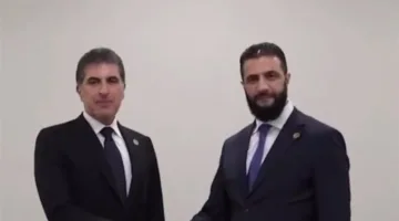 رئيس إقليم كردستان يجتمع مع الرئيس السوري أحمد الشرع في دمشق