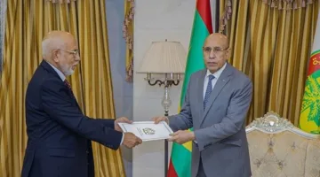 الرئيس الموريتاني يستقبل رسالة من قائد جبهة البوليساريو