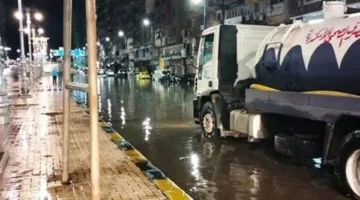 شركة مياه الصرف الصحي بالإسكندرية تُعلن آخر المستجدات بعد هطول الأمطار الغزيرة