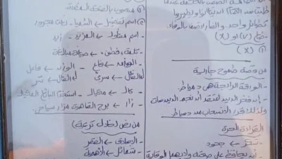 إجابات امتحان اللغة العربية للصف الإعدادي في محافظة القليوبية لعام 2025 إجابات امتحان اللغة العربية للصف الإعدادي في محافظة القليوبية لعام 2025