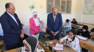 محافظ المنيا يزور لجان امتحانات الإعدادية والدبلومات الفنية ويؤكد على انتظام سير الامتحانات.. صور