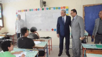 محافظ الغربية يراقب تقدم امتحانات الشهادة الإعدادية