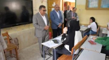محافظ الدقهلية يزور لجان امتحانات الفصل الدراسي الثاني للشهادة الإعدادية