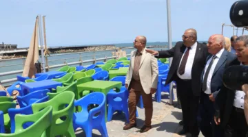 الزناتي يقوم بتفقد الأضرار في نادي المعلمين ويعلن عن تجديد المصايف بمبلغ 2.8 مليون جنيه
