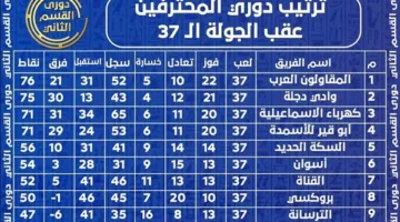 5 مواجهات حاسمة في ختام دوري المحترفين لتحديد بطاقة التأهل والابتعاد عن الهبوط