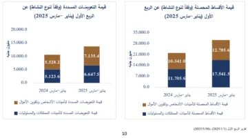 زيادة الأقساط التأمينية بنسبة 38% لتصل إلى 30.3 مليار جنيه في الربع الأول
