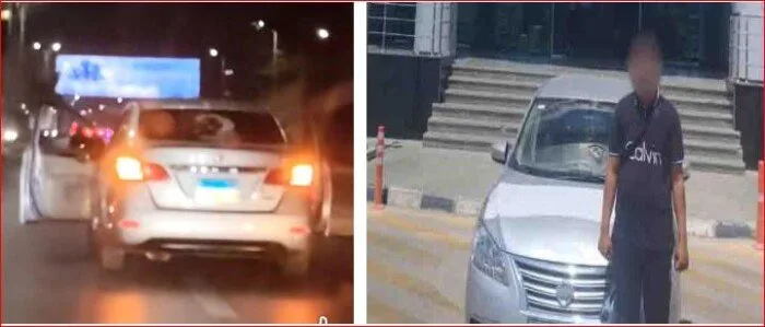 فيديو يثير الجدل على وسائل التواصل الاجتماعي: القبض على سائق سيارة عرض حياة المواطنين للخطر في الجيزة