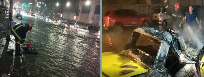 الداخلية تواصل عملها للتخفيف من آثار الطقس السيئ في الإسكندرية – صور