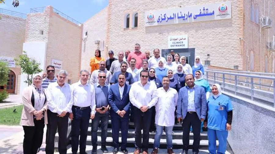 وزير الصحة يزور مستشفي الحمام المركزي ومارينا في الساحل الشمالي وزير الصحة يزور مستشفي الحمام المركزي ومارينا في الساحل الشمالي