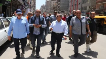 نائب وزير الإسكان يزور مواقع تجمع مياه الأمطار في الإسكندرية