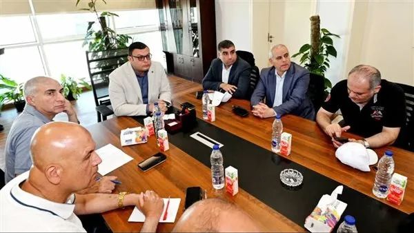 وزير الإسكان يُعقد اجتماعًا لمتابعة تقدم تسليم وتشغيل المشروعات التنموية في مدينة العلمين الجديدة وزير الإسكان يُعقد اجتماعًا لمتابعة تقدم تسليم وتشغيل المشروعات التنموية في مدينة العلمين الجديدة