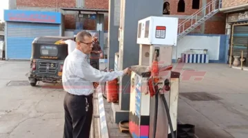 إصدار محاضر لعدم إعلان أسعار محطات الوقود في كفر الشيخ